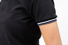 Load image into Gallery viewer, 2-Tipped  Stripes Classique Plain Women&#39;s Polo Shirt
