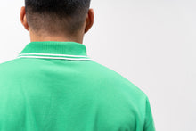Load image into Gallery viewer, Energy Green with Stripes Classique Plain Polo Shirt
