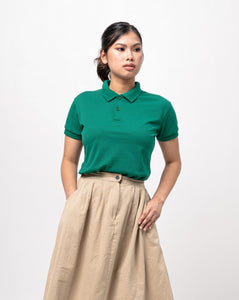 Jade Green Classique Plain Women's Polo Shirt