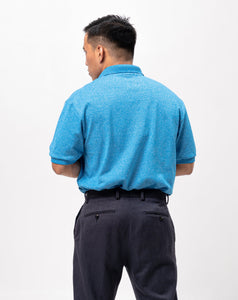 Acid Aqua Blue Classique Plain Polo Shirt