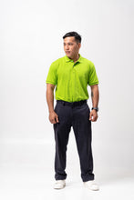 Load image into Gallery viewer, Neon Green Classique Plain Polo Shirt
