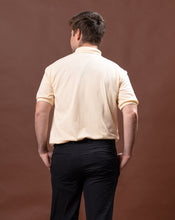 Load image into Gallery viewer, Cream Classique Plain Polo Shirt
