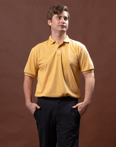 Oatmeal Classique Plain Polo Shirt