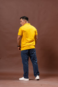 Canary Yellow Classique Plain Polo Shirt