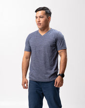 Load image into Gallery viewer, Crown Blue Glux Cotton Blue Plain Unisex T-Shirt
