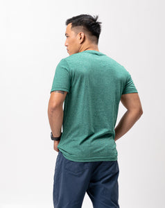 Emerald Green Sirotex Cotton Blue Plain Unisex T-Shirt