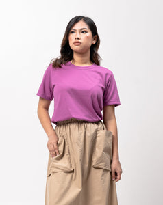 Dahlia Mauve Sun Plain Women's T-Shirt