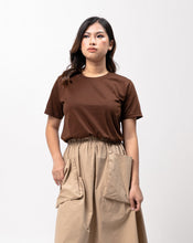 Load image into Gallery viewer, Choco Brown Sun Plain Women&#39;s T-Shirt
