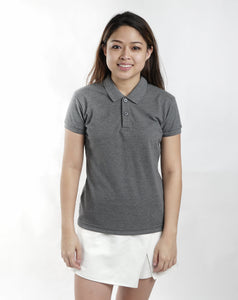 Acid Gray Classique Plain Women's Polo Shirt
