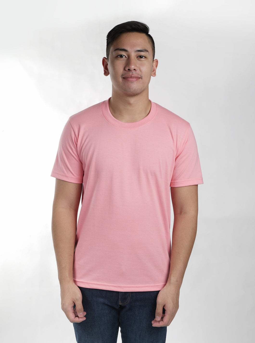 Peach Pink Sun Plain T-Shirt