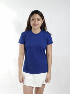 Royal Blue Sun Plain Women's T-Shirt