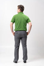 Load image into Gallery viewer, Sirotex Green Flush / Black Classique Plain Polo Shirt
