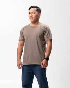 Loaded Brown Sun Plain T-Shirt