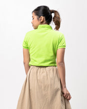 Load image into Gallery viewer, Neon Green Classique Plain Women&#39;s Polo Shirt
