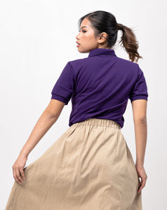 Purple Classique Plain Women's Polo Shirt