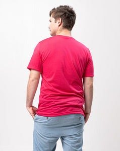 Fuchsia Pink Sun Plain T-Shirt