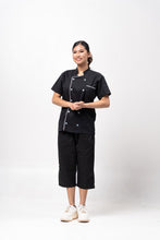 Load image into Gallery viewer, Short Sleeve Chef Uniform with Piping Detail
