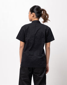 Short Sleeve Chef Uniform with Piping Detail
