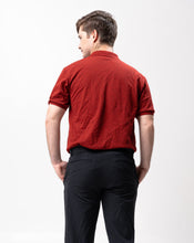 Load image into Gallery viewer, Sirotex Red / Black Classique Plain Polo Shirt
