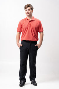 Acid Red Classique Plain Polo Shirt