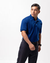 Load image into Gallery viewer, Dark Aqua Blue Classique Plain Polo Shirt

