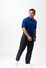 Load image into Gallery viewer, Dark Aqua Blue Classique Plain Polo Shirt
